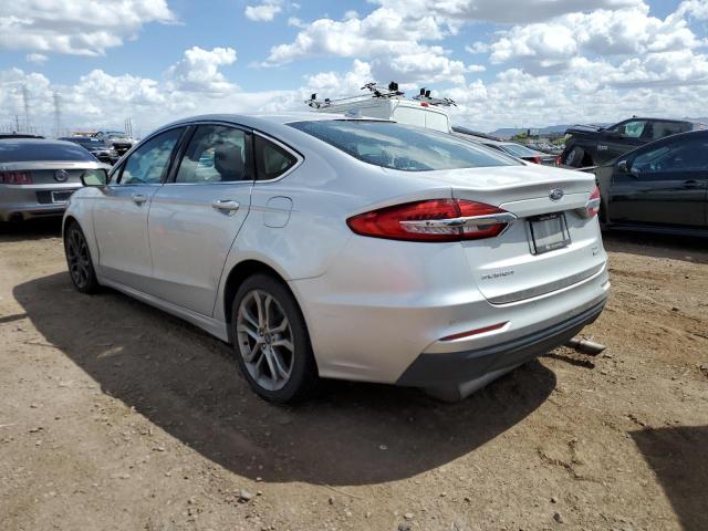 3FA6P0CD8KR117905 - 2019 FORD FUSION SEL SILVER photo 2