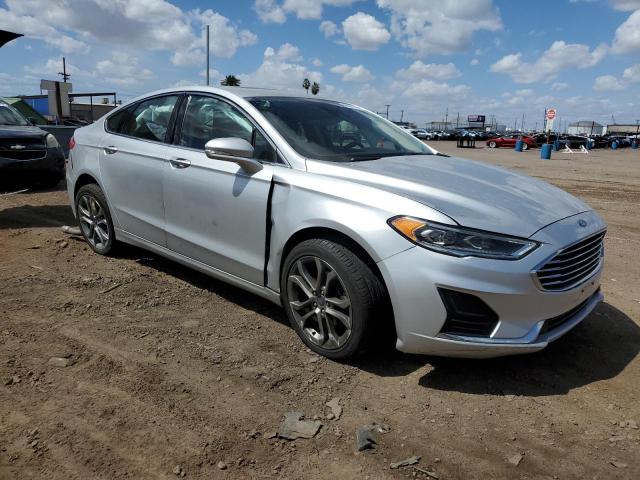 3FA6P0CD8KR117905 - 2019 FORD FUSION SEL SILVER photo 4