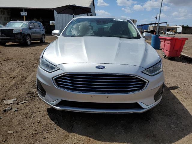 3FA6P0CD8KR117905 - 2019 FORD FUSION SEL SILVER photo 5