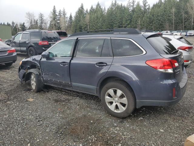 4S4BRDLC2B2377475 - 2011 SUBARU OUTBACK 3.6R LIMITED GRAY photo 2