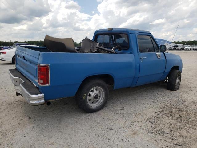 1B7GE16Y2NS544000 - 1992 DODGE D-SERIES D150 BLUE photo 3