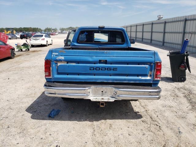 1B7GE16Y2NS544000 - 1992 DODGE D-SERIES D150 BLUE photo 6