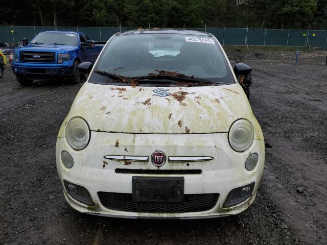 3C3CFFBRXCT500169 - 2012 FIAT 500 SPORT WHITE photo 5