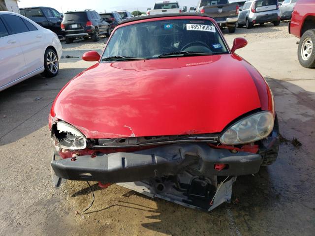 JM1NB353150412438 - 2005 MAZDA MX-5 MIATA BASE RED photo 5