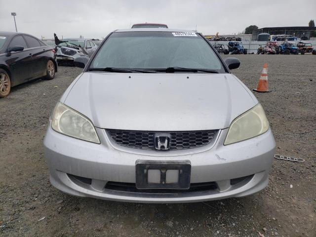 1HGEM22334L066111 - 2004 HONDA CIVIC DX VP SILVER photo 5