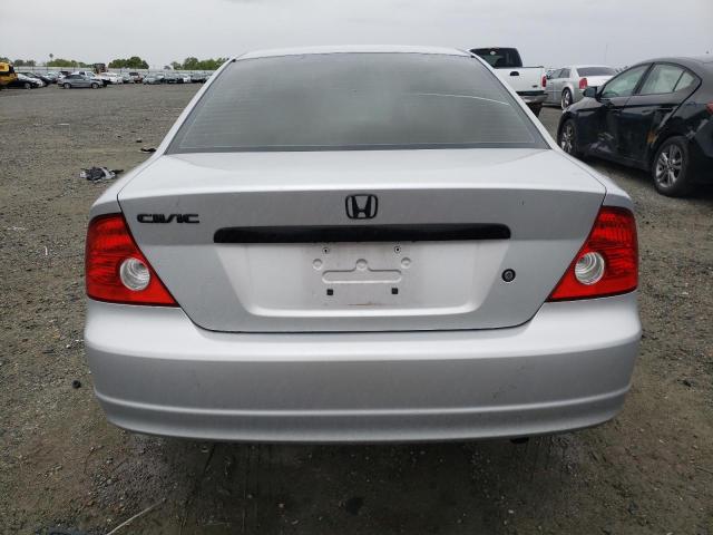 1HGEM22334L066111 - 2004 HONDA CIVIC DX VP SILVER photo 6