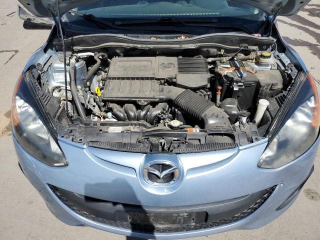 JM1DE1KY4D0161565 - 2013 MAZDA MAZDA2 BLUE photo 11