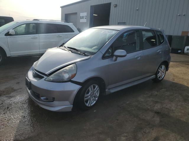 JHMGD38637S012380 - 2007 HONDA FIT S ვერცხლისფერი ფოტო 1