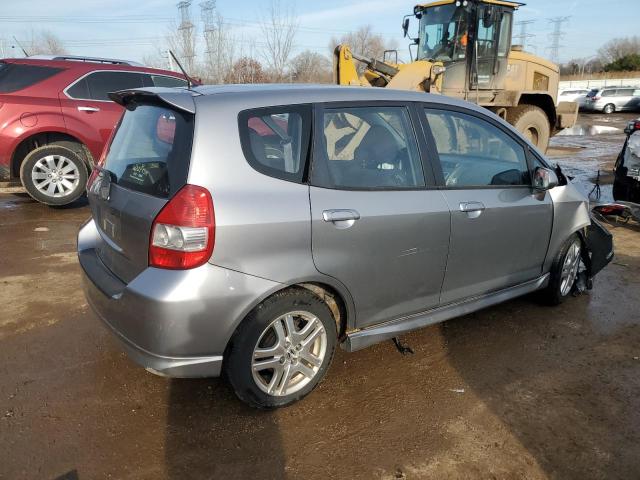 JHMGD38637S012380 - 2007 HONDA FIT S ვერცხლისფერი ფოტო 3