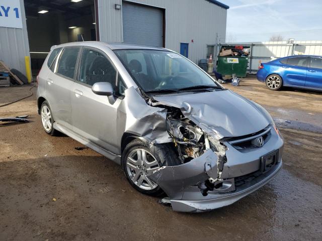 JHMGD38637S012380 - 2007 HONDA FIT S ვერცხლისფერი ფოტო 4