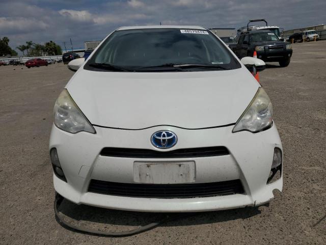 JTDKDTB39C1012510 - 2012 TOYOTA PRIUS C WHITE photo 5