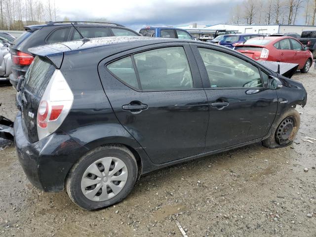 JTDKDTB31D1052761 - 2013 TOYOTA PRIUS C BLACK photo 3