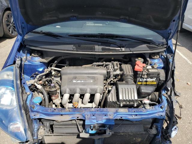 JHMGD38647S019497 - 2007 HONDA FIT S ლურჯი ფოტო 11