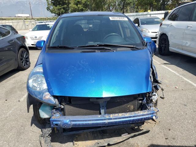 JHMGD38647S019497 - 2007 HONDA FIT S BLUE photo 5