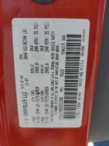 1D7HU18N88S553398 - 2008 DODGE RAM 1500 ST RED photo 13