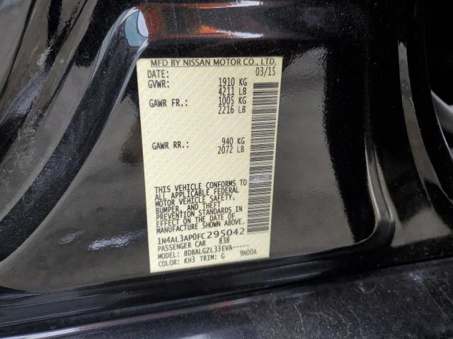 1N4AL3AP0FC295042 - 2015 NISSAN ALTIMA 2.5 BLACK photo 13