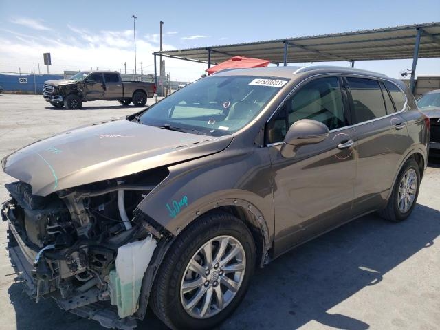 LRBFXCSA7KD120787 - 2019 BUICK ENVISION ESSENCE Շագանակագույն լուսանկար 1