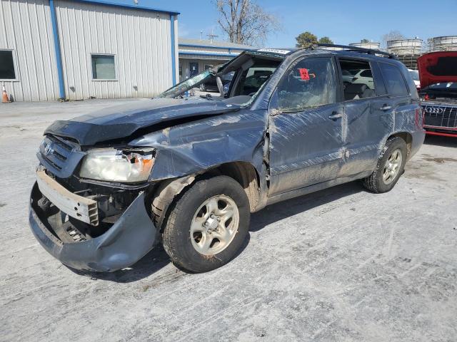 JTEDD21A440075889 - 2004 TOYOTA HIGHLANDER BLUE photo 1