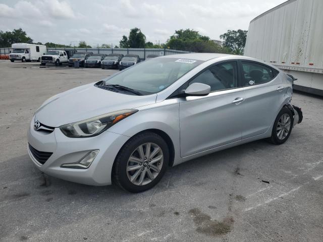 5NPDH4AE0GH659849 - 2016 HYUNDAI ELANTRA SE SILVER photo 1