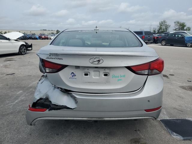 5NPDH4AE0GH659849 - 2016 HYUNDAI ELANTRA SE SILVER photo 6