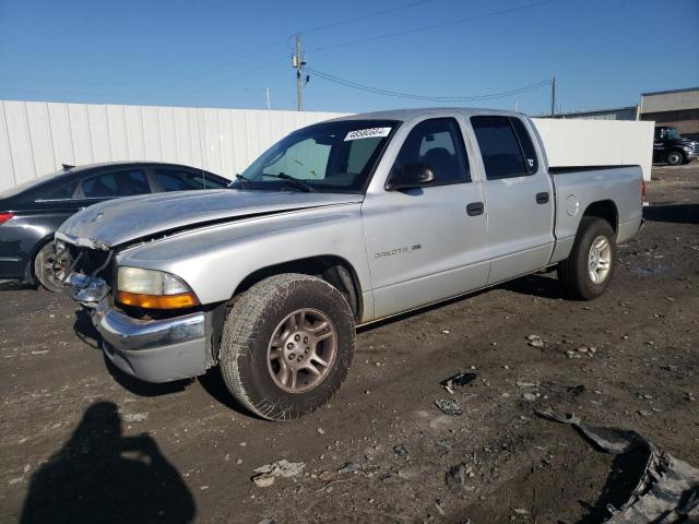 1B7HL2AX11S320158 - 2001 DODGE DAKOTA QUAD SILVER photo 1