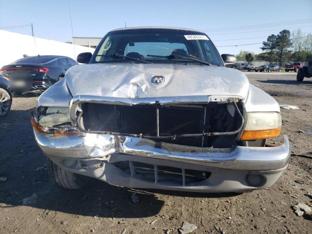 1B7HL2AX11S320158 - 2001 DODGE DAKOTA QUAD SILVER photo 5