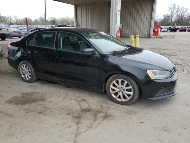 3VWD17AJ8FM296306 - 2015 VOLKSWAGEN JETTA SE BLACK photo 4