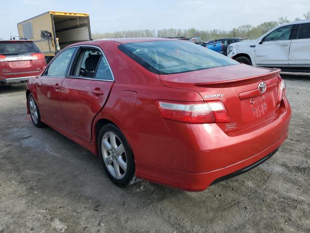 4T1BE46K57U031088 - 2007 TOYOTA CAMRY CE RED photo 2