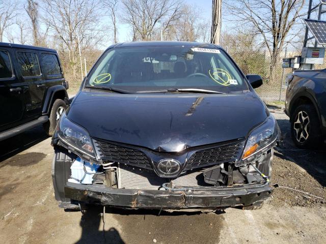 5TDXZ3DC5LS081377 - 2020 TOYOTA SIENNA SE BLACK photo 5