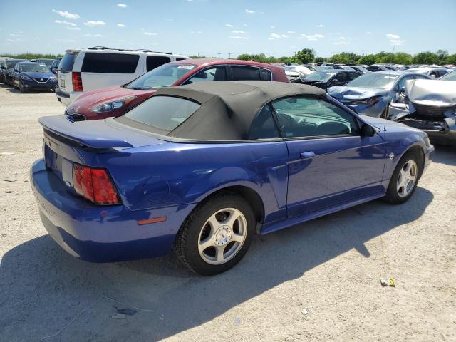1FAFP44454F126387 - 2004 FORD MUSTANG BLUE photo 3