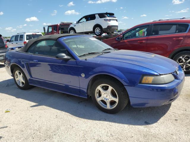 1FAFP44454F126387 - 2004 FORD MUSTANG BLUE photo 4