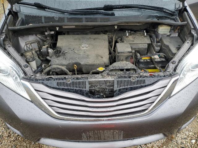 5TDKK3DC8FS628189 - 2015 TOYOTA SIENNA LE GRAY photo 12