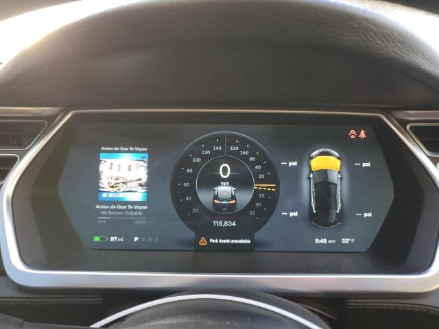 5YJSA1DP4DFP21092 - 2013 TESLA MODEL S BLACK photo 9