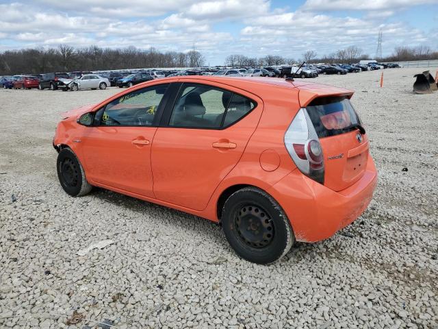 JTDKDTB35D1050303 - 2013 TOYOTA PRIUS C ORANGE photo 2