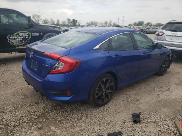 2HGFC2F82MH544819 - 2021 HONDA CIVIC SPORT 蓝色 照片 3