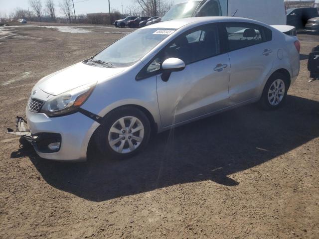 KNADM4A39C6042316 - 2012 KIA RIO LX SILVER photo 1