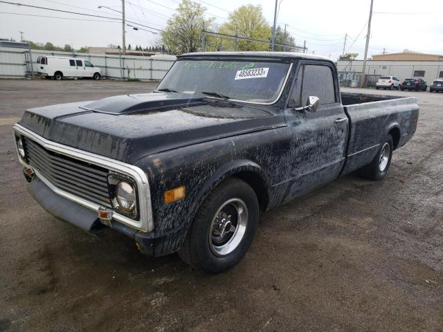 CCE142S189025 - 1972 CHEVROLET C-10 BLACK photo 1