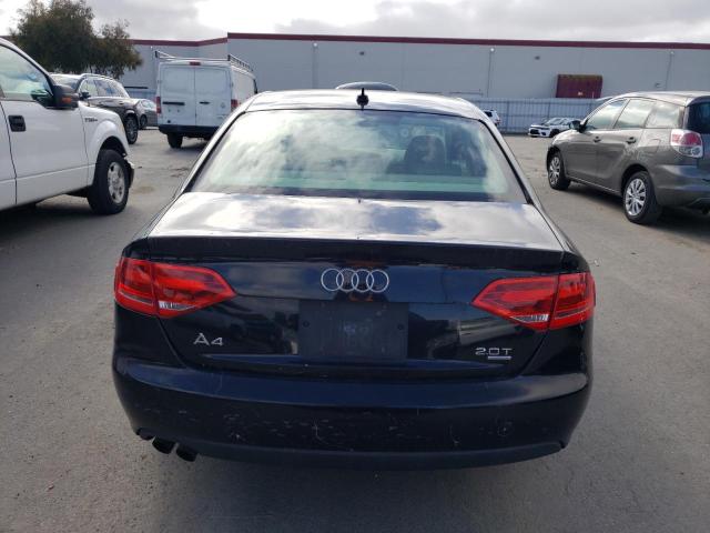 WAULF78K19N010253 - 2009 AUDI A4 2.0T QUATTRO BLACK photo 6