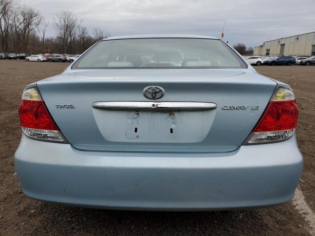 4T1BE32K95U610386 - 2005 TOYOTA CAMRY LE BLUE photo 6