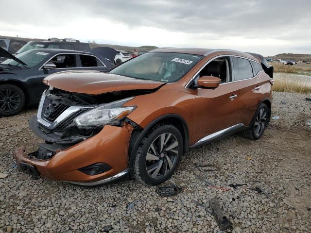 5N1AZ2MH8FN233816 - 2015 NISSAN MURANO S ORANGE photo 1