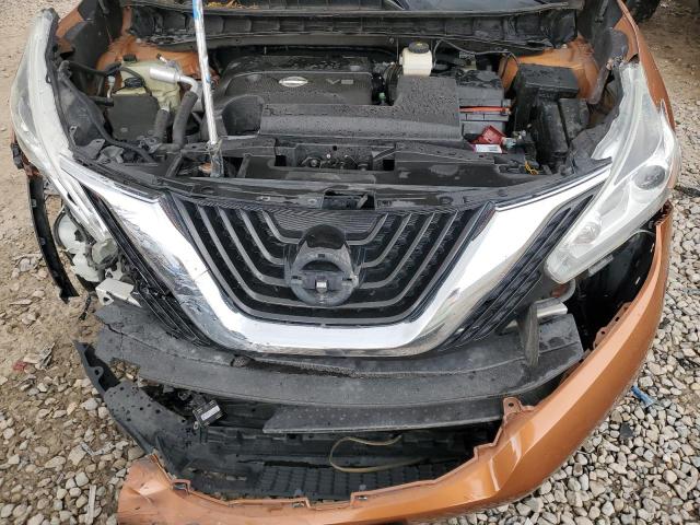 5N1AZ2MH8FN233816 - 2015 NISSAN MURANO S ORANGE photo 11