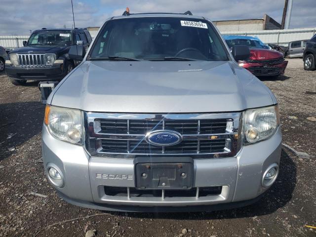 1FMCU0DG9BKA54117 - 2011 FORD ESCAPE XLT SILVER photo 5