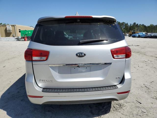 KNDMC5C11J6410718 - 2018 KIA SEDONA EX SILVER photo 6