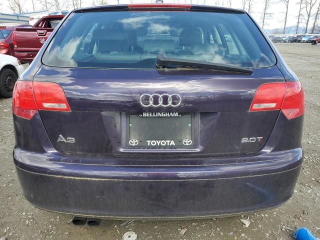 WAUNF78P26A104777 - 2006 AUDI A3 2.0 PREMIUM PURPLE photo 6