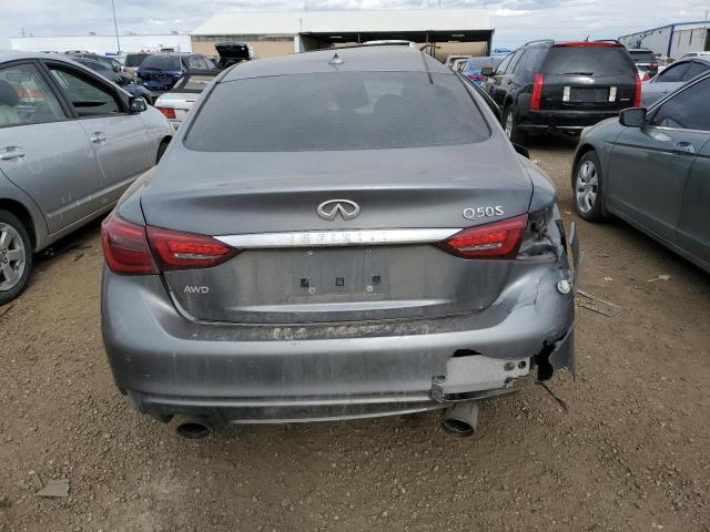 JN1EV7AR1JM435443 - 2018 INFINITI Q50 LUXE CHARCOAL photo 6