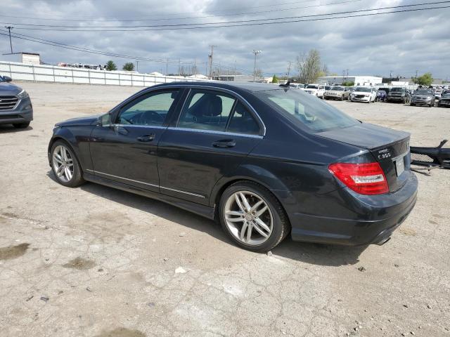 WDDGF8BB8CA616916 - 2012 MERCEDES-BENZ C 300 4MATIC BLACK photo 2