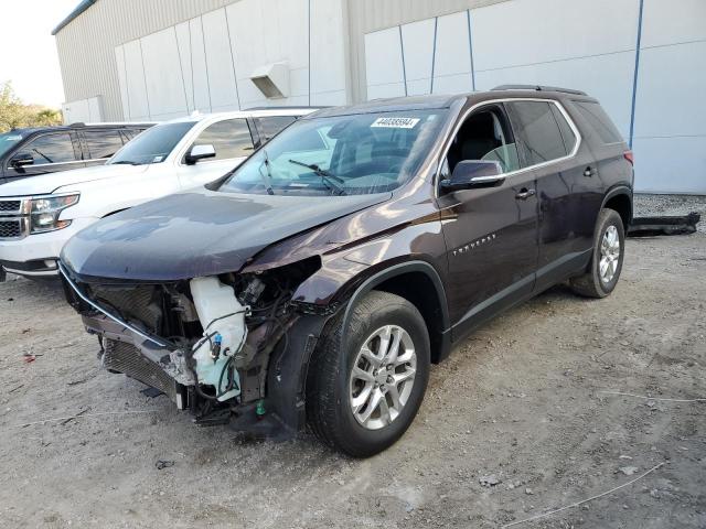 1GNERGKW6LJ322623 - 2020 CHEVROLET TRAVERSE LT BURGUNDY photo 1