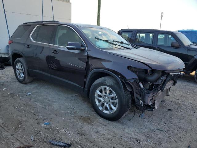 1GNERGKW6LJ322623 - 2020 CHEVROLET TRAVERSE LT BURGUNDY photo 4