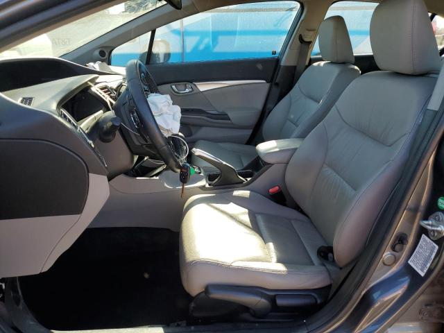 19XFB2F96DE052316 - 2013 HONDA CIVIC EXL ნაცრისფერი ფოტო 7
