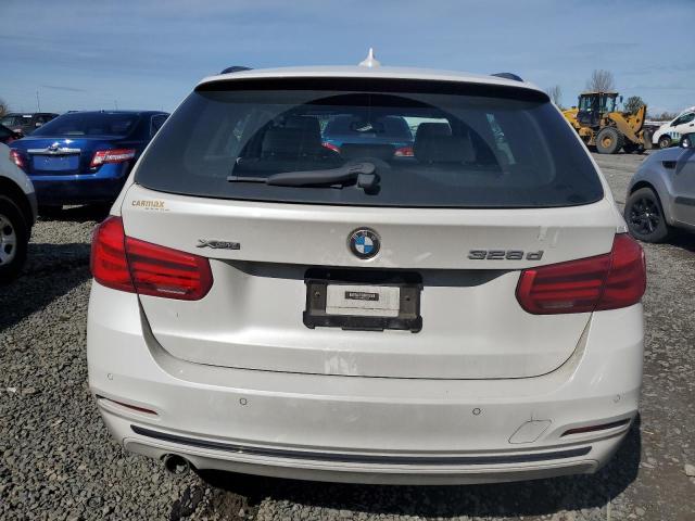 WBA8J1C38HA018261 - 2017 BMW 328 D XDRIVE WHITE photo 6